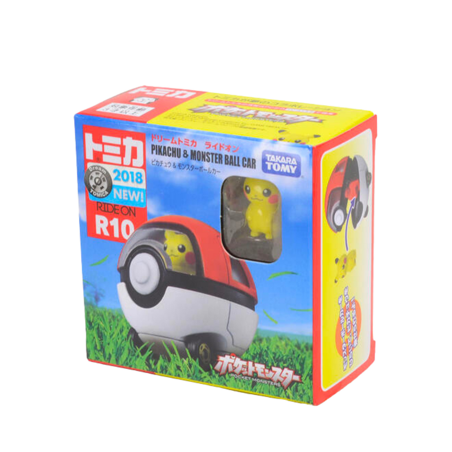 Tomica Dream- R10 Pikachu & Monster Ball Car
