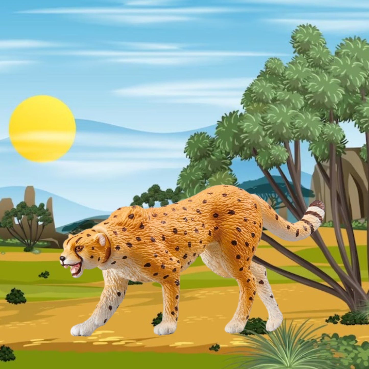 Ania Figure AS-13 Cheetah (Wild Version)