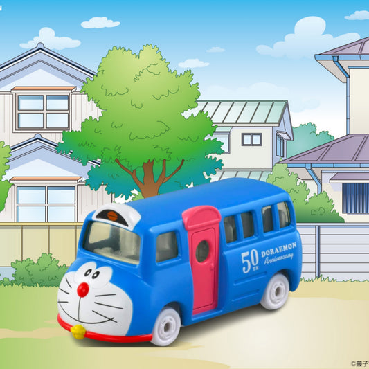 Tomica Dream No.158 Doraemon 50th Anniversary Wrapping Bus