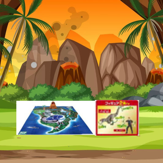 Playmap & 12 Dinosaurs Set