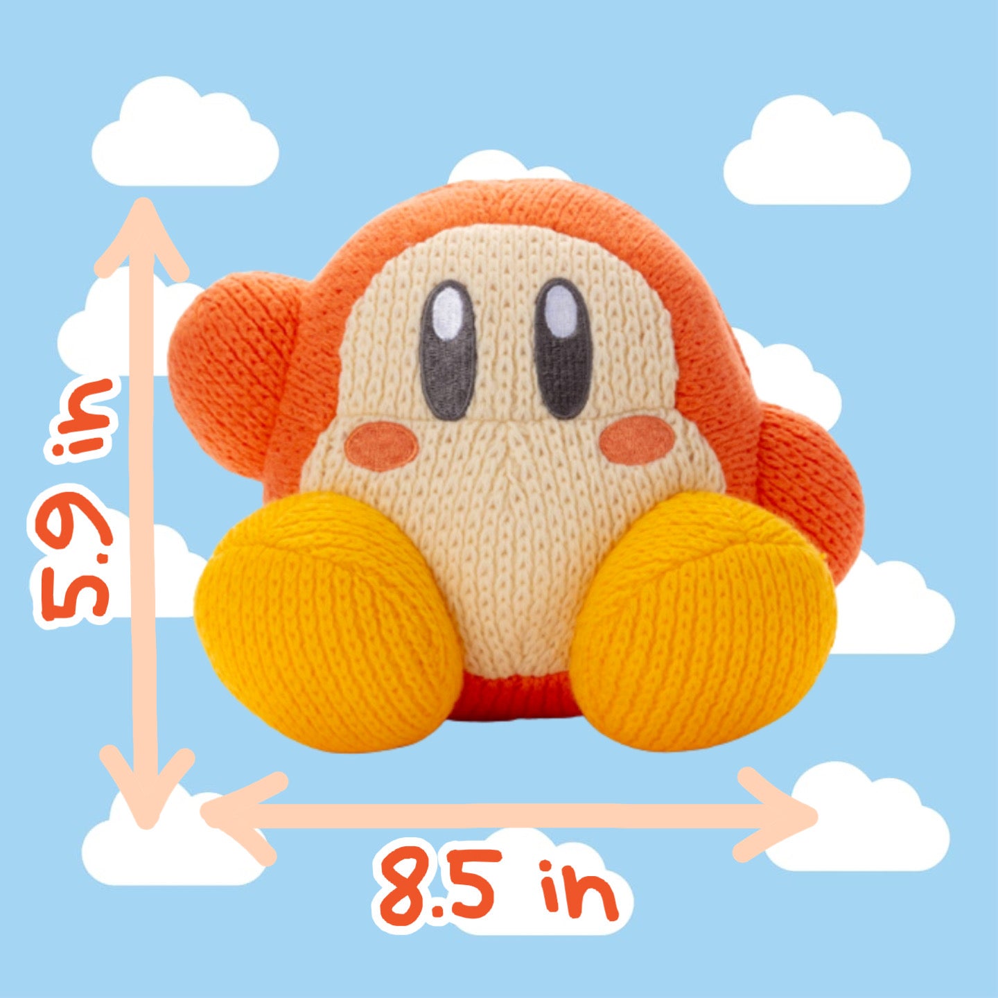 Kirby Plush - Knit Style Waddle Dee