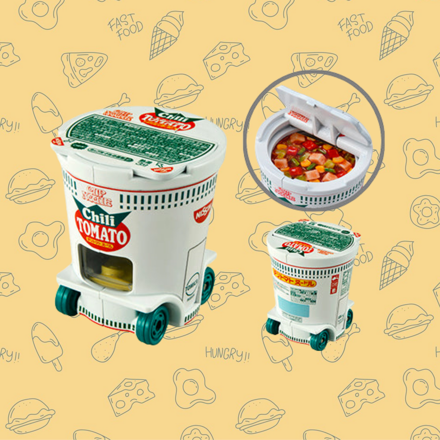 Tomica Dream- Cup Noodle Collection (6 in a set)