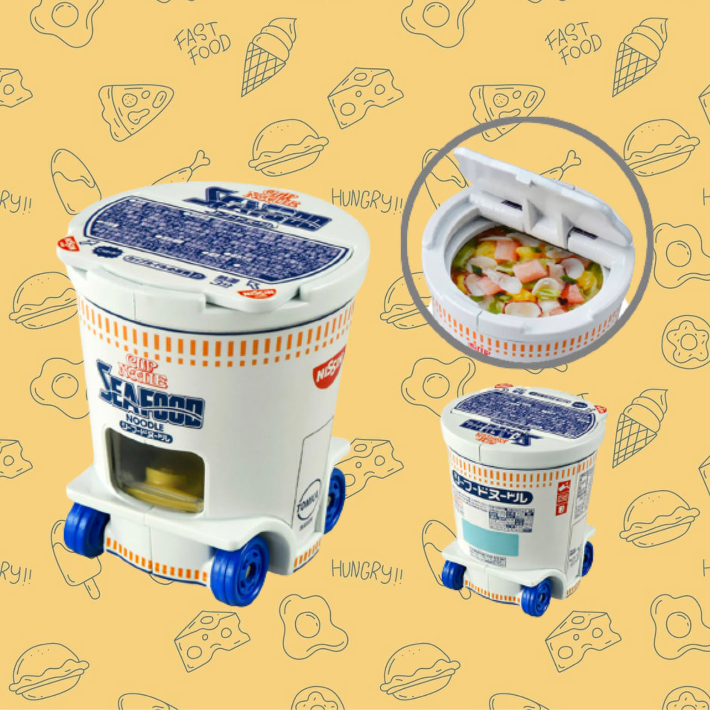 Tomica Dream- Cup Noodle Collection (6 in a set)