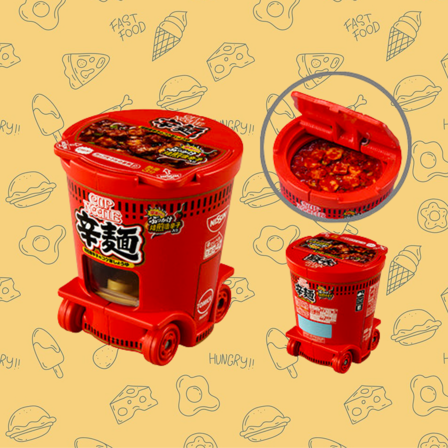 Tomica Dream- Cup Noodle Collection (6 in a set)