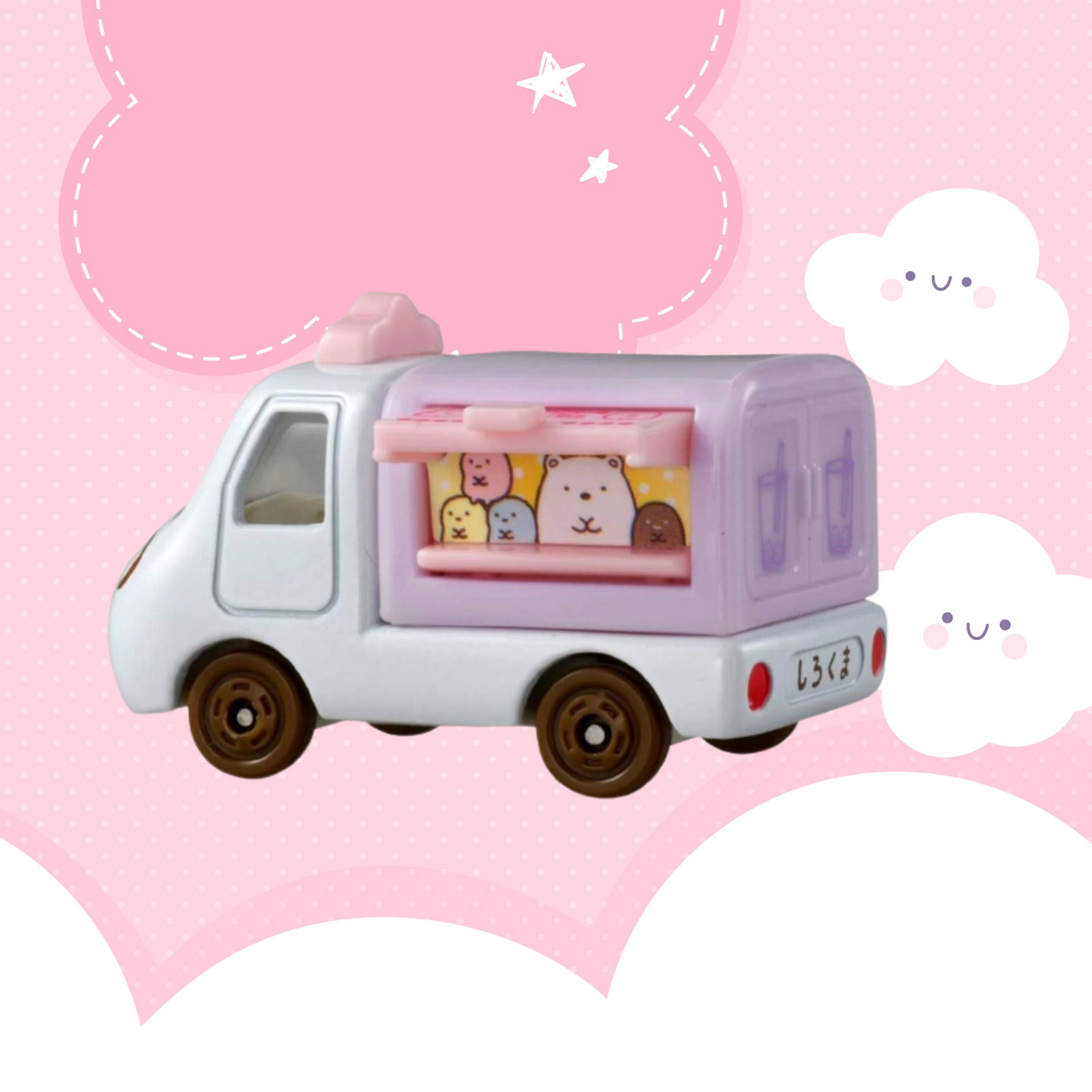 Tomica Dream- Sumikko Gurashi Sirokuma Tapioca Milk Tea Shop Truck