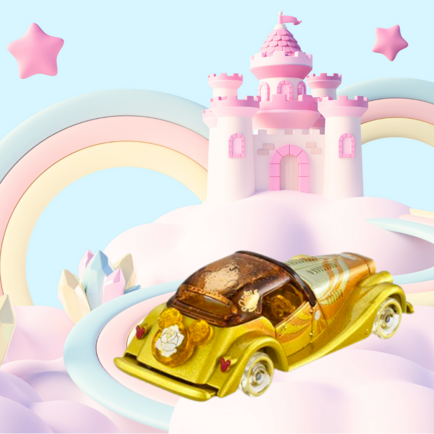 Tomica Disney Motors-Dreamstar Belle Princess Edition