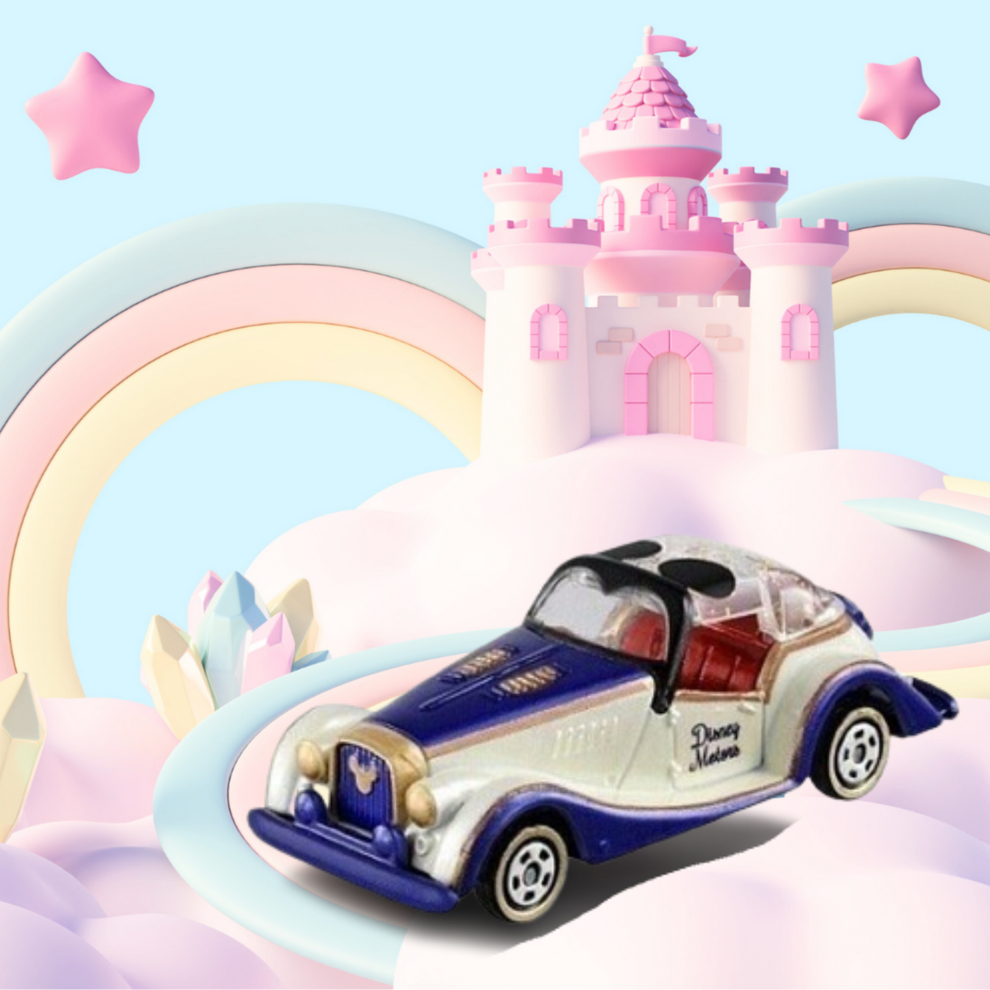 Tomica Disney Motors-Star Glass Roof with Owner's Key Set