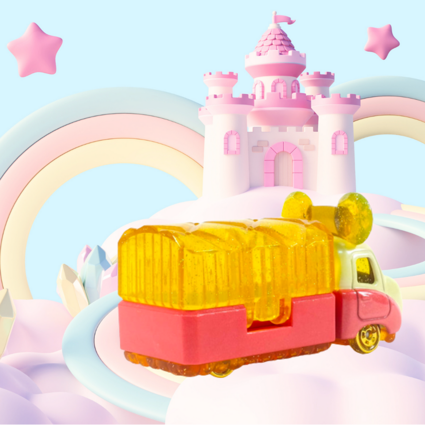 Tomica Disney Motors-Jewelryway Lulu Trunk Winnie the Pooh