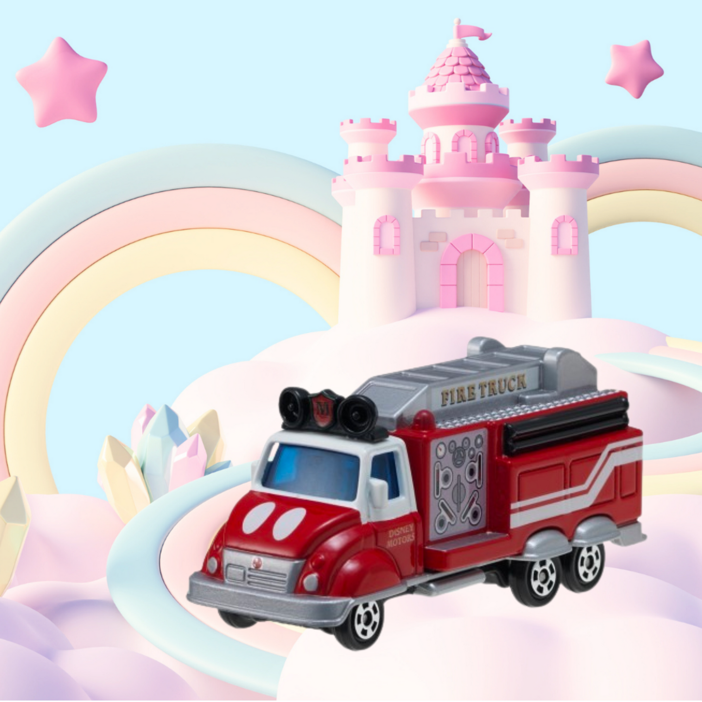 Tomica Disney Motors - DMA-10 Jolie Float Fire Mickey All-Star