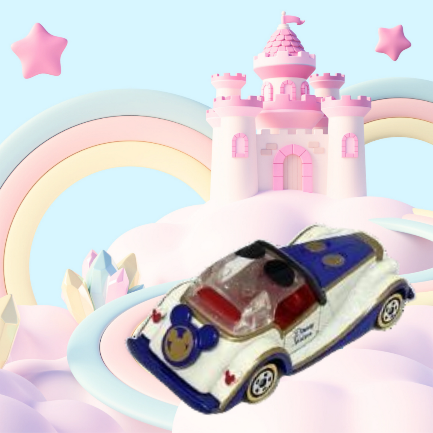 Tomica Disney Motors-Star Glass Roof with Owner's Key Set