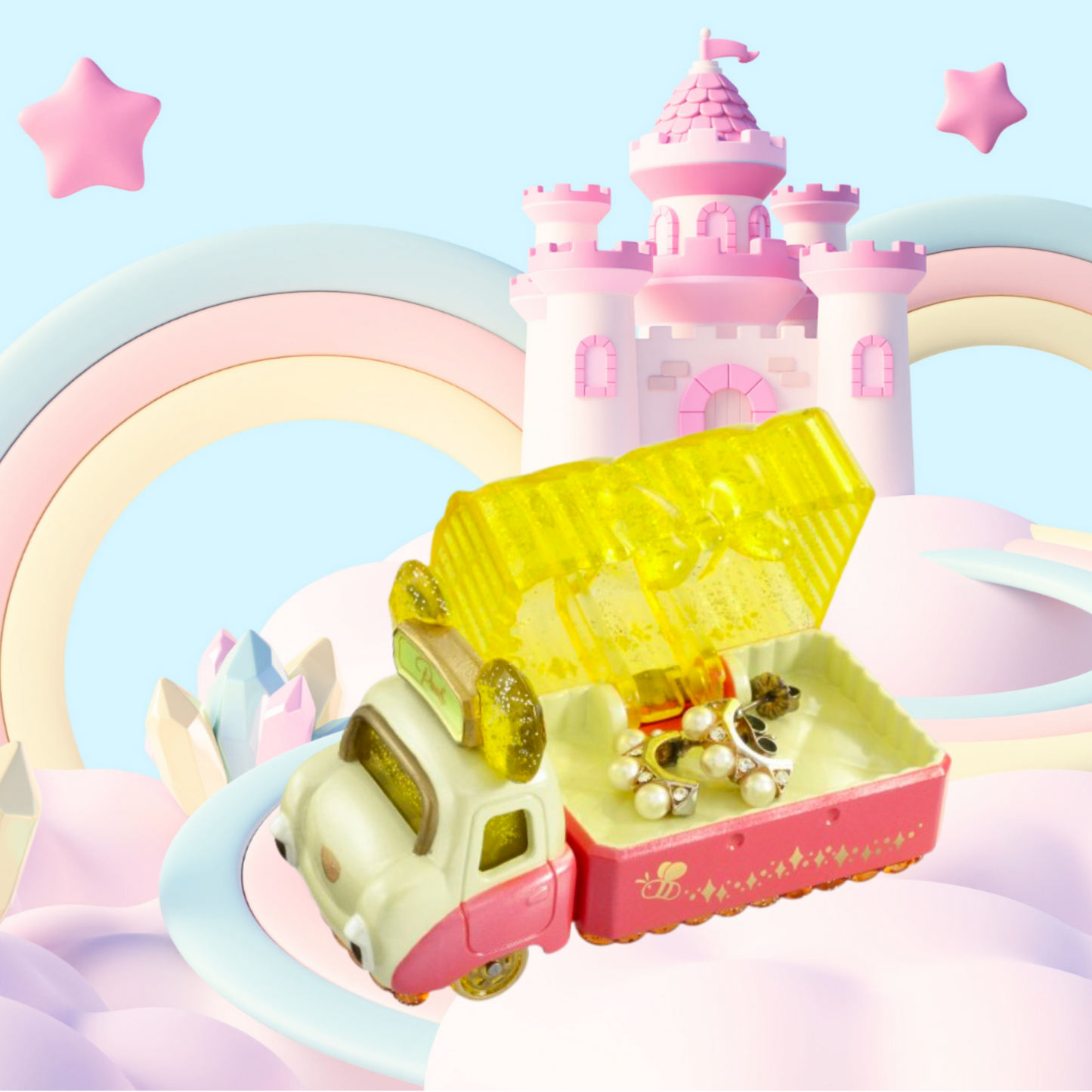 Tomica Disney Motors-Jewelryway Lulu Trunk Winnie the Pooh